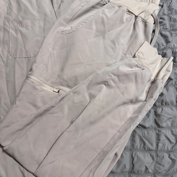 Beige Scrub Set - Picture 2 of 2